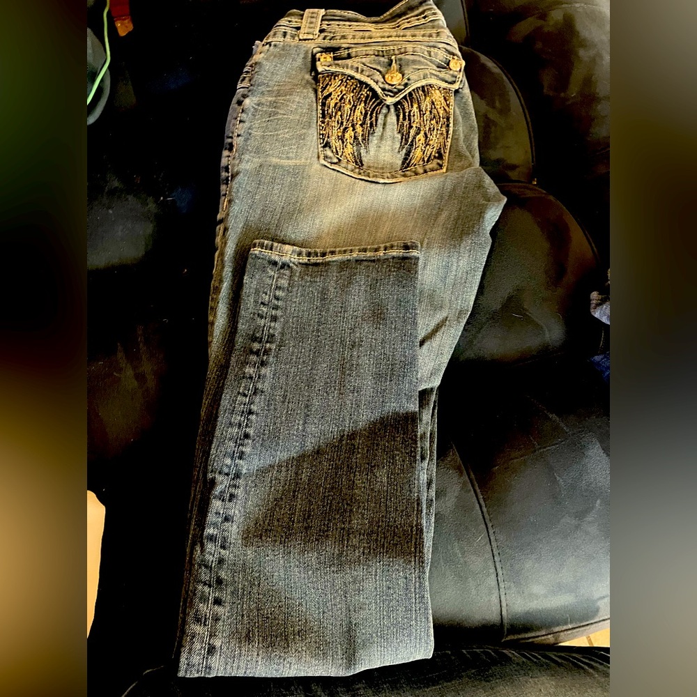 Miss Me Skinny Angel Wing Jeans
